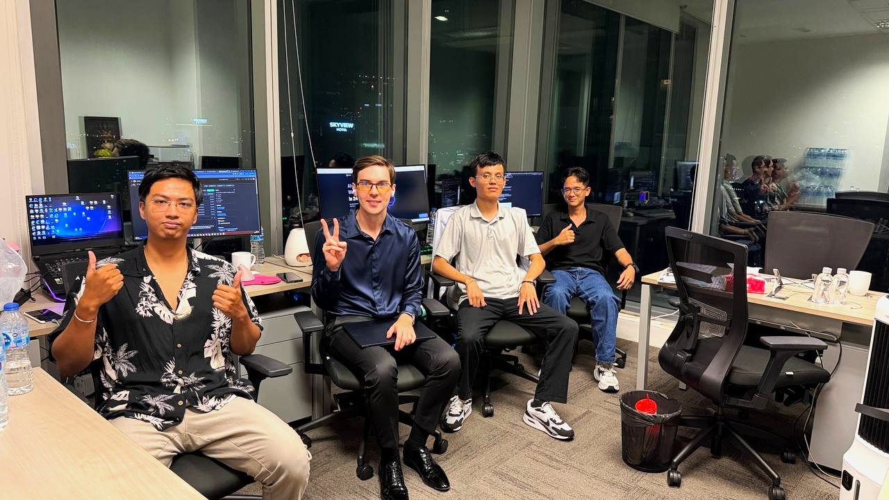 burra.io team members working together in the office